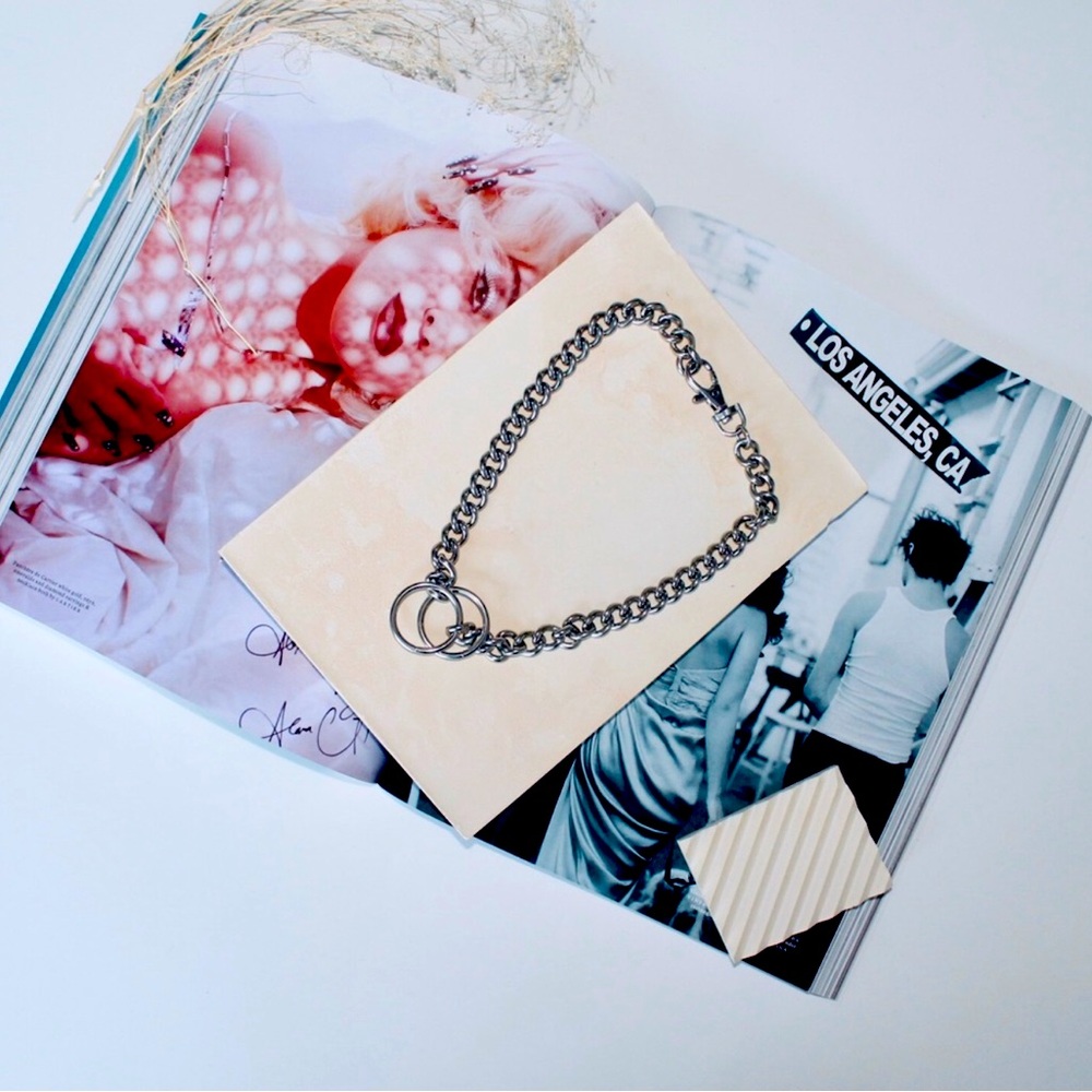 CUBAN LINK Double Ring Necklace